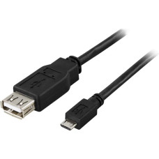 Кабель USB 2.0 DeTech USB (AF) - Micro B 1.5м БЕЗ OTG 39208