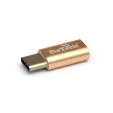 Адаптер DeTech micro USB / Type C 39496